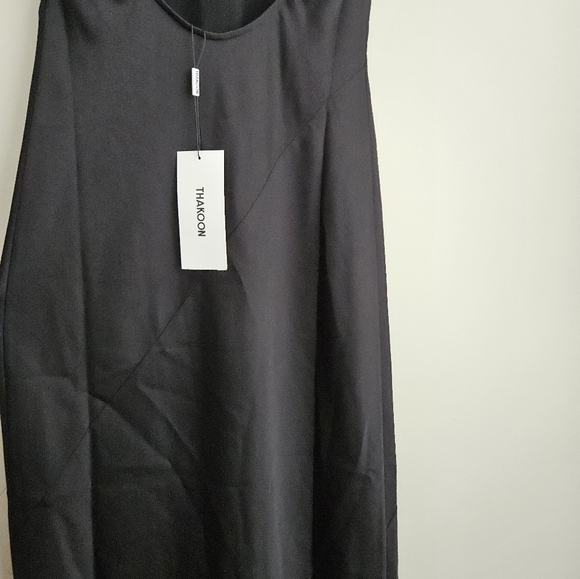 NWT Thakoon Dress Low Back Maxi Dress size 10 Sexy Strapless Black Tan - Picture 10 of 16